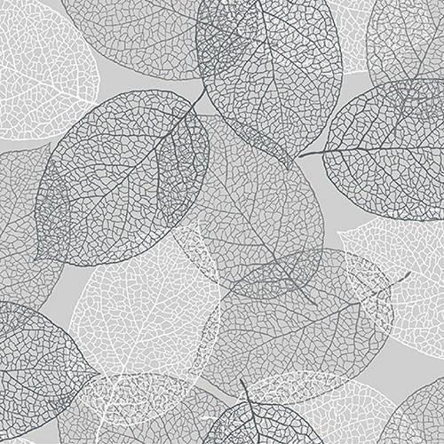 Ambiente Napkin Grey Natural Leaves - Large