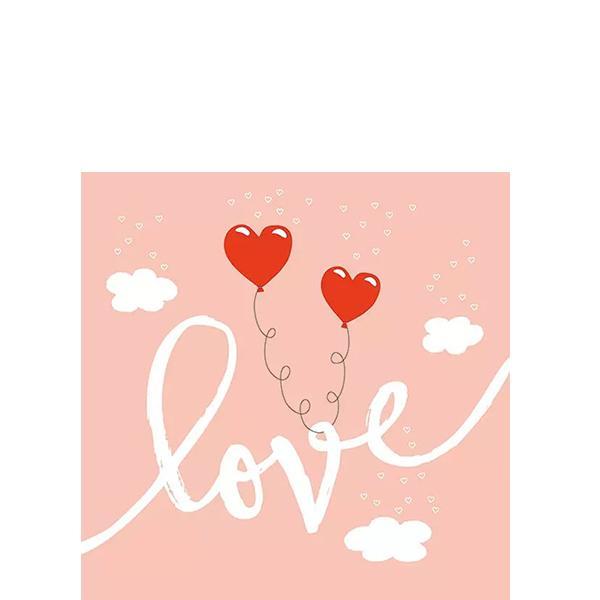 Ambiente Napkin Love Balloons