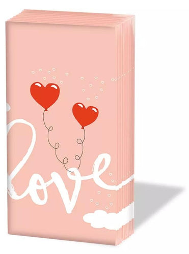Ambiente Napkin Love Balloons Handkerchief