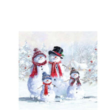 Load image into Gallery viewer, Ambiente Napkin Snowman with Hat
