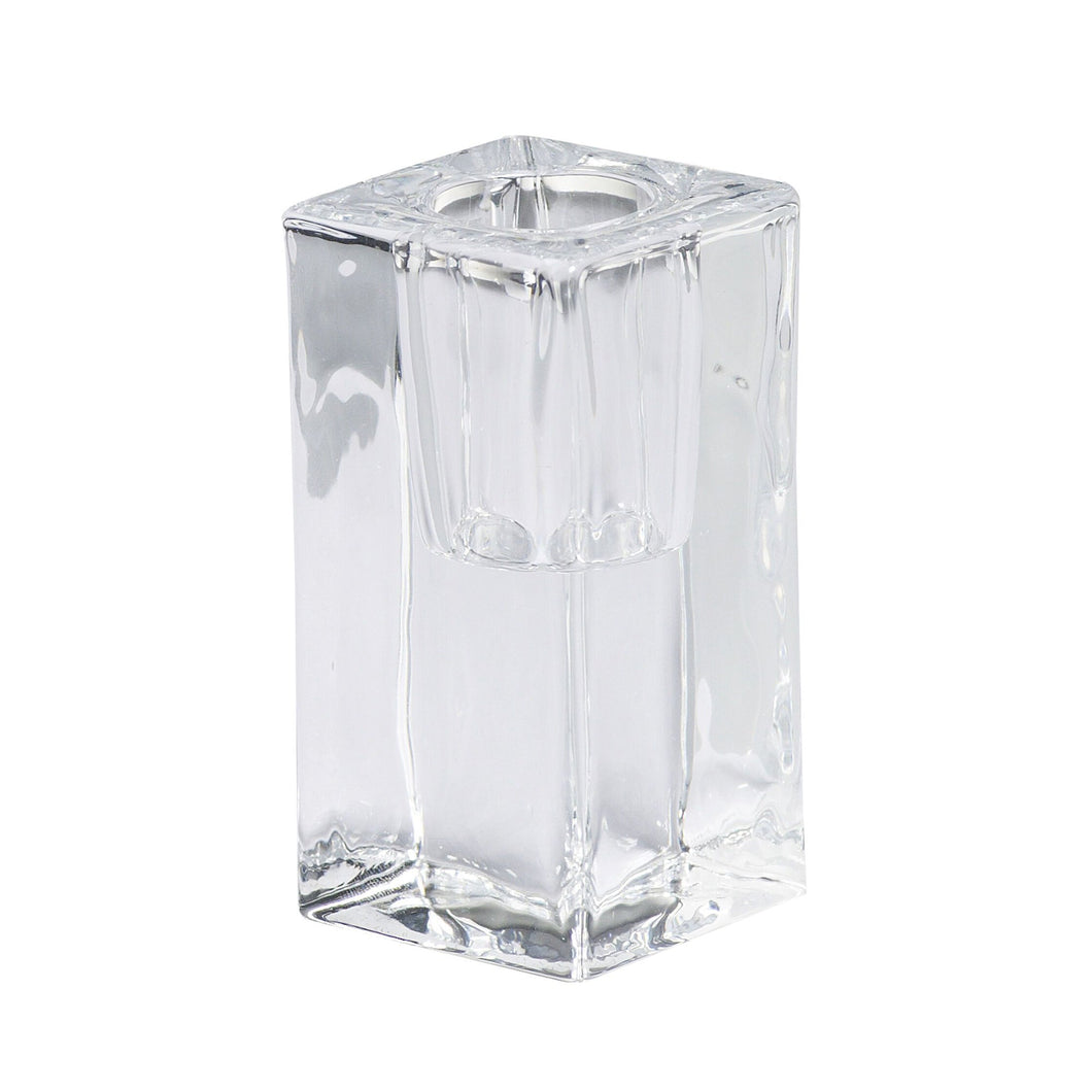 Bolsius Glass Round Candle Holder Glass - 80/40mm