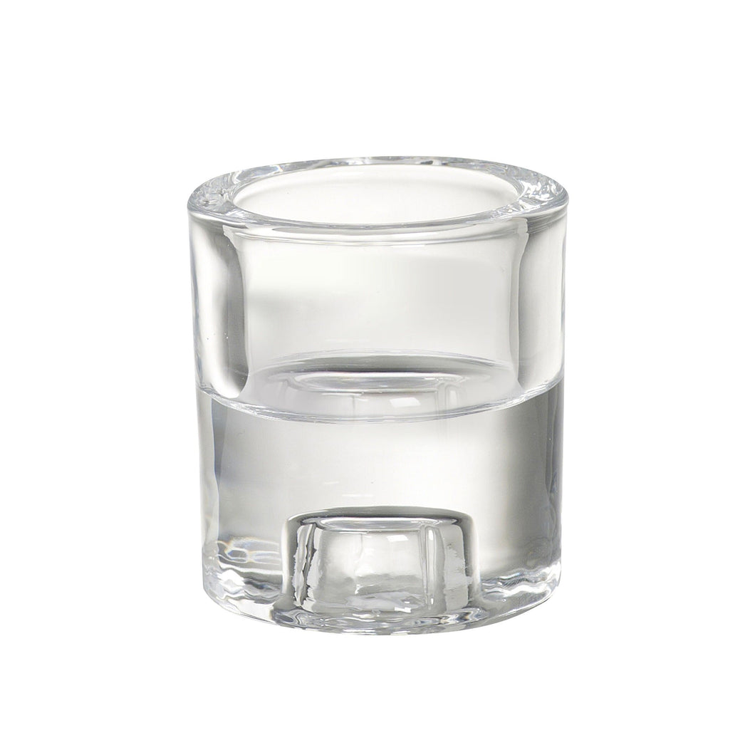 Bolsius Glass Tealight and Tapered Candles 2-in-1 Holder