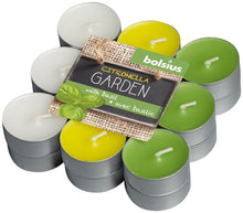 Load image into Gallery viewer, Bolsius Garden Tealight Candles - Citronella - Pack of 18
