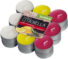 Load image into Gallery viewer, Bolsius Garden Tealight Candles - Citronella - Pack of 18
