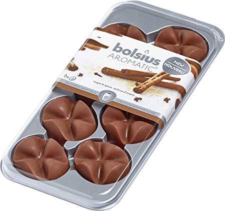 Bolsius Wax Melts Refills - Sugar & Spice - Pack of 8