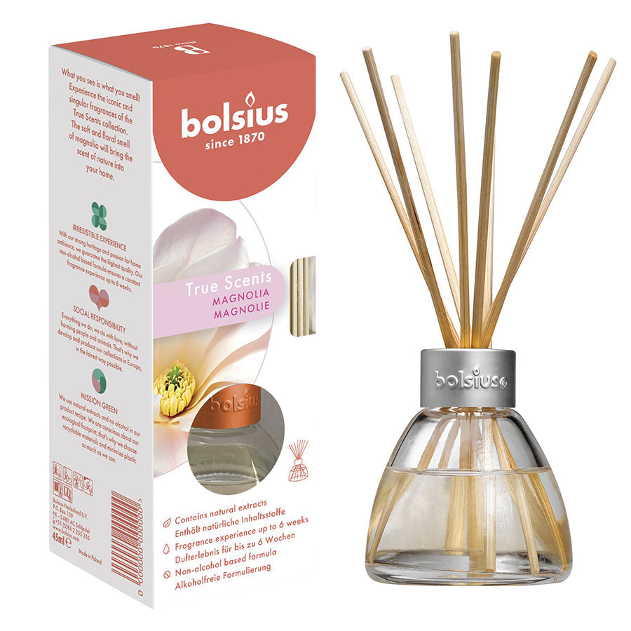 Bolsius True Scents Magnolia Fragrance Diffuser, 45ml