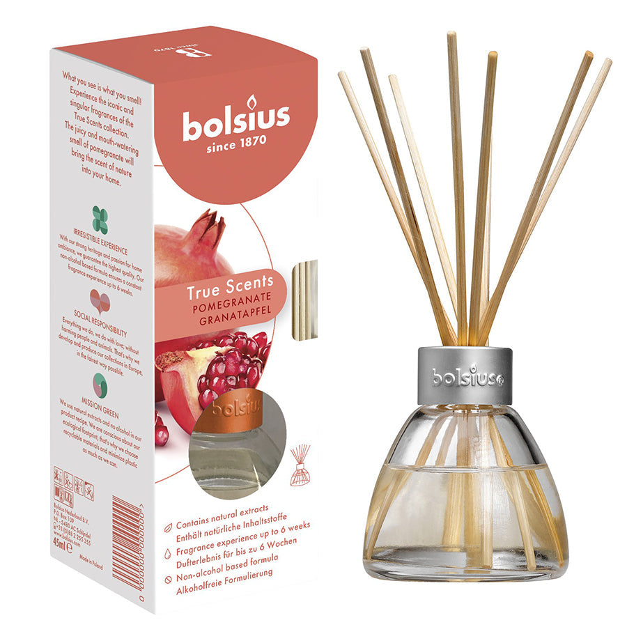Bolsius True Scents Pomegranate Fragrance Diffuser, 45ml