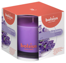 Load image into Gallery viewer, Bolsius True Scents Lavender Candle in Glass, Scented - Available in different sizes
