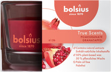 Load image into Gallery viewer, Bolsius True Scents Pomegranate Candle in Glass, Scented - Available in different sizes
