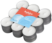 Load image into Gallery viewer, Bolsius True Freshness Anti-Tobacco Tealight Candles, Fresh Linen - Pack of 18
