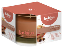 Load image into Gallery viewer, Bolsius True Scents Apple Cinnamon Candle in Glass, Scented - Available in different sizes
