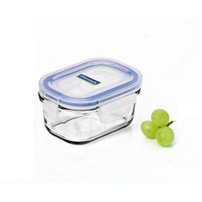 Glass Lock Airtight Rectangular Glass Food Container - 150ml