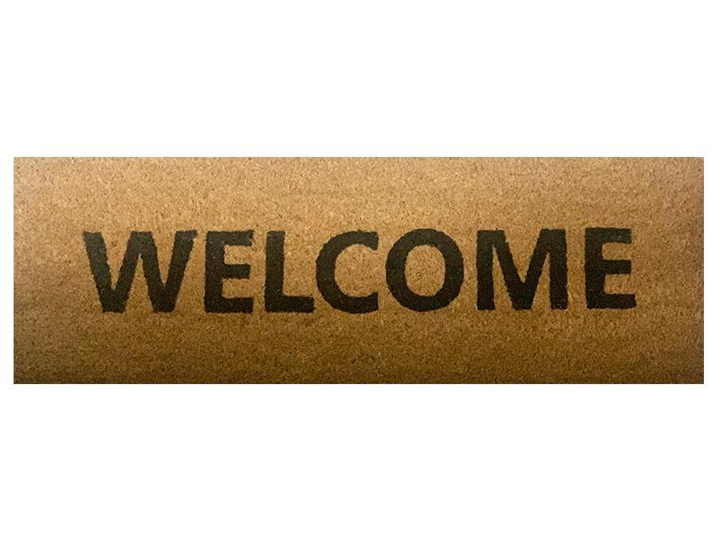 Topps Natural Welcome Door Mat - 25 x 75cm