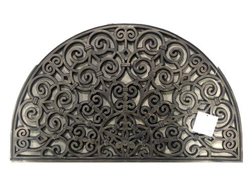 Topps Wrought Iron Painter Rubber Door Mat - 45 x 75cm