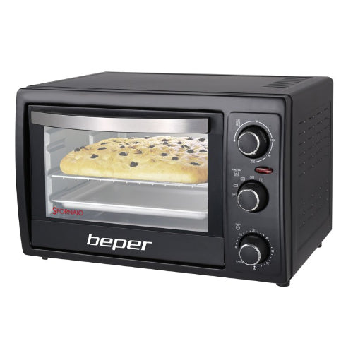 Beper X-Large Electric Oven with Adjustable Thermostat & Timer - 45L, 2000W