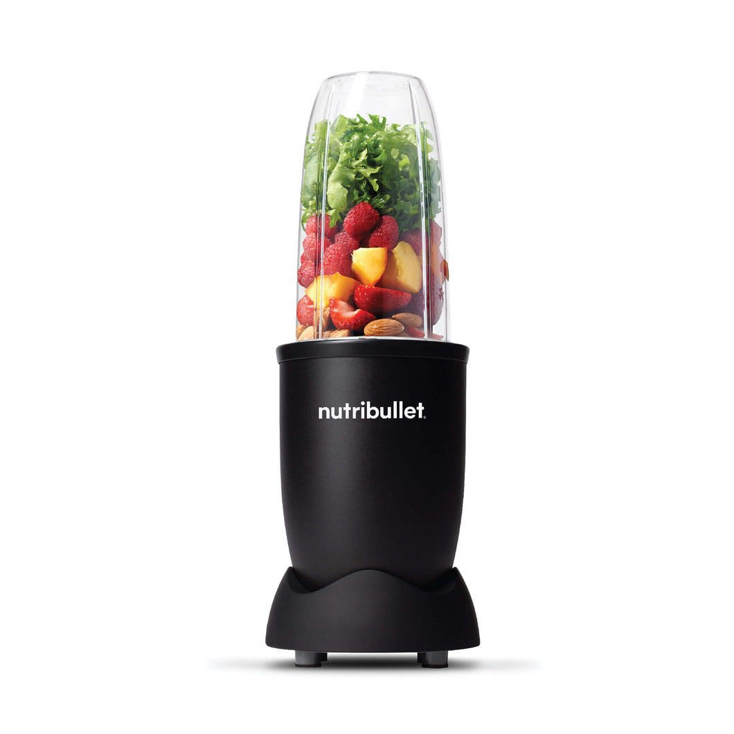 Nutribullet Pro Multi-Function High Speed Blender, Mixer System with Nutrient Extractor, Smoothie Maker, All Black -  9 Piece Accessories, 900 Watts