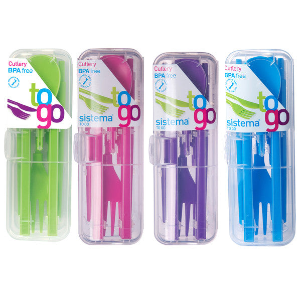 Sistema Cutlery To Go, Set of 3 - Available in Several Colors