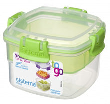 Load image into Gallery viewer, Sistema Snacks To Go Food Container, 400ml - Available in Several Colors
