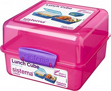 Sistema Lunch Cube To Go, 1.4 Liters - Available in Several Colors