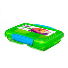 Load image into Gallery viewer, Sistema Small Split Lunch Divided Food Container, 350ml - Available in Several Colors
