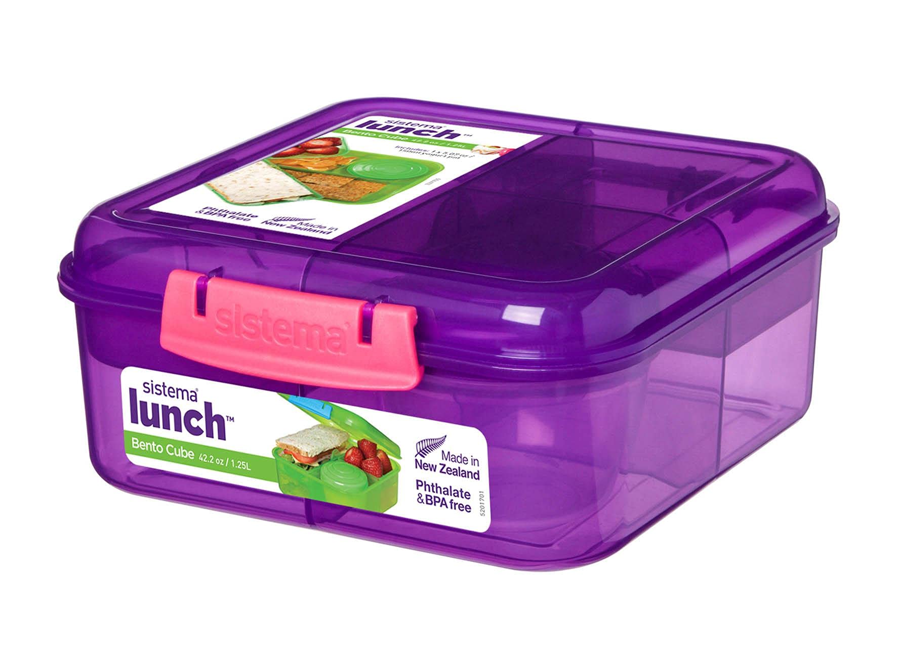 Bento Cube Lunch Box 1,25 L Teal - Sistema →