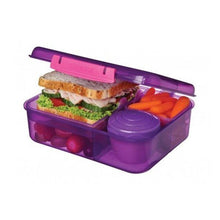 Load image into Gallery viewer, Sistema Bento Lunch Food Container with Yogurt Cup, 1.65 Liters - Available in Several Colors
