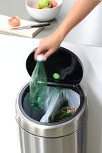 Load image into Gallery viewer, Brabantia Recycle Touch Bin  with 2 Compartments, 2 x 20 Liters – Matt Steel Fingerprint Proof

