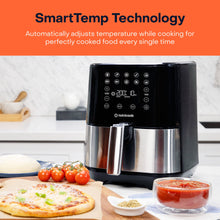 Load image into Gallery viewer, Nutricook Air Fryer 2, Digital Control Panel Display, 10 Preset Programs with built-in Preheat function, Brush Stainless Steel/Black - 3.6 Liters, 1500 Watts
