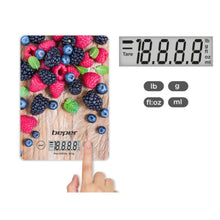 Load image into Gallery viewer, Beper Electronic Kitchen Scale with LCD Display - 1g to 5kg
