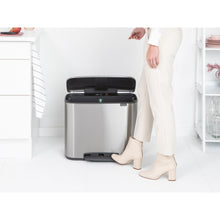 Load image into Gallery viewer, Brabantia Bo Pedal Bin - 36 Liters, Matt Steel Fingerprint Proof
