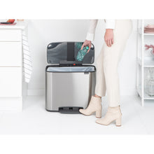 Load image into Gallery viewer, Brabantia Bo Pedal Bin - 36 Liters, Matt Steel Fingerprint Proof
