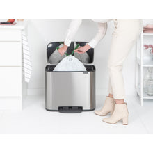 Load image into Gallery viewer, Brabantia Bo Pedal Bin - 36 Liters, Matt Steel Fingerprint Proof
