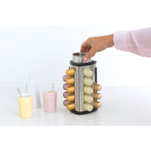 Load image into Gallery viewer, Brabantia Coffee Capsule Dispenser - Matt Steel

