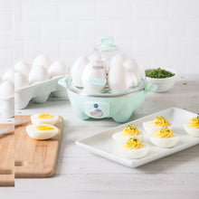 Load image into Gallery viewer, Dash Rapid Egg Cooker: 6 Egg Capacity Electric Egg Cooker for Hard Boiled Eggs, Poached Eggs, Scrambled Eggs, or Omelets with Auto Shut Off Feature - Aqua
