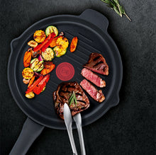 Load image into Gallery viewer, Tefal G6 Unlimited Round Grill Pan, Cast Aluminum - 26cm
