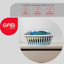 Load image into Gallery viewer, Gab Plastic Set of 3 Baskets, 38cm - White
