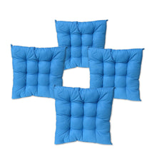 Load image into Gallery viewer, Gab Home Set of 4 Square Cushions - Blue
