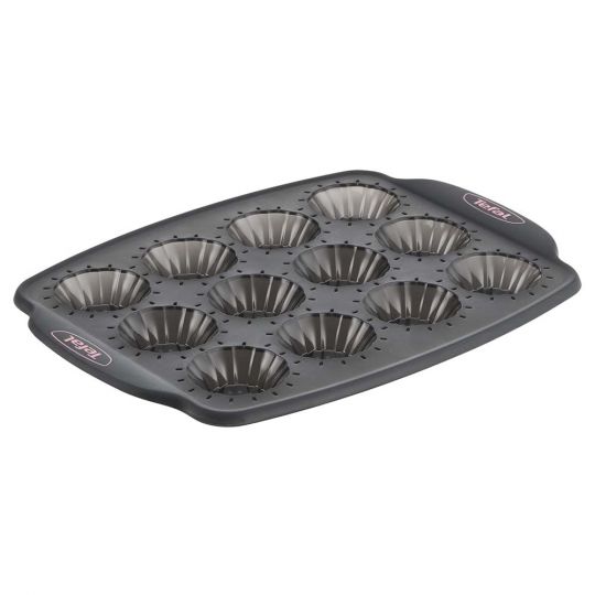 Tefal Crispybake Silicone Mini Tartlets, 12 pieces - 28.5 x 21cm