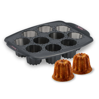 Tefal Crispybake Silicone Canneles, 10 pieces - 29 x 21cm