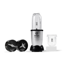 Load image into Gallery viewer, Magic Bullet Multi-Function High-Speed Blender, Mixer System with Nutrient Extractor, Smoothie Maker, Silver - 4 Piece Accessories, 400 Watts
