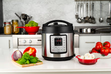 Load image into Gallery viewer, Nutricook Smart Pot Eko, 9 in 1 Electric Pressure Cooker,Aluminum Non-Stick, 14 Smart Programs, Brushed Stainless Steel/Black - 6 Liters, 1000 Watts

