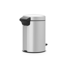 Load image into Gallery viewer, Brabantia New Icon Pedal Bin, 3 Liters - Metallic Grey
