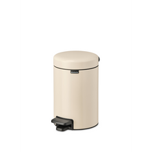 Load image into Gallery viewer, Brabantia New Icon Pedal Bin, 3 Liters - Soft Beige
