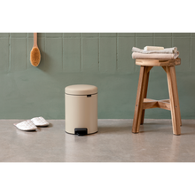 Load image into Gallery viewer, Brabantia New Icon Pedal Bin, 3 Liters - Soft Beige
