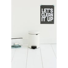 Load image into Gallery viewer, Brabantia New Icon Pedal Bin, 3 Liters - White
