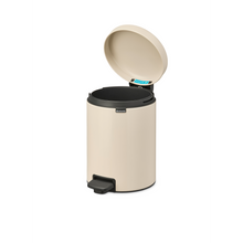 Load image into Gallery viewer, Brabantia New Icon Pedal Bin, 5 Liters - Soft Beige
