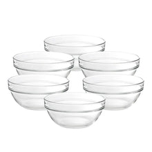 Load image into Gallery viewer, Ocean Glassware Set of 6 Stack Glass Bowls - 10cm
