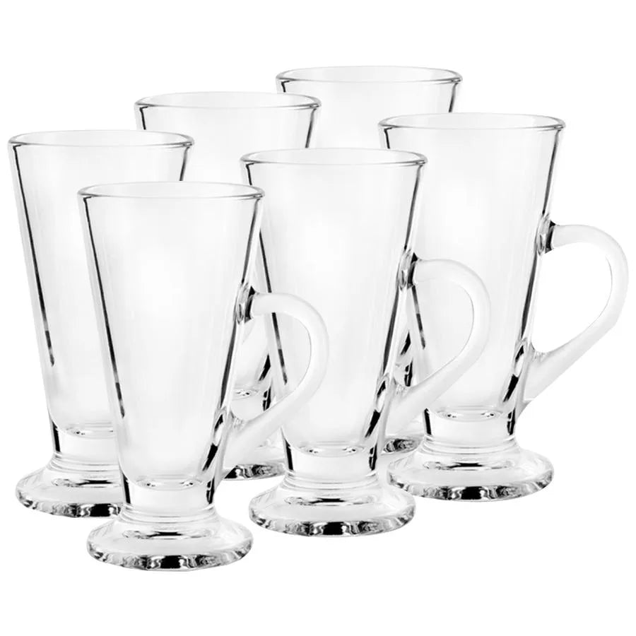 Ocean Glassware Set of 6 Kenya Irish Coffee / Tea Mugs - 320ml