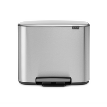 Load image into Gallery viewer, Brabantia Bo Pedal Bin - 36 Liters, Matt Steel Fingerprint Proof
