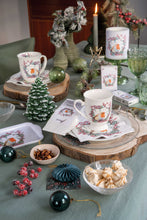 Load image into Gallery viewer, Ambiente Melamine Tray Robin In Wreath - 13x21cm

